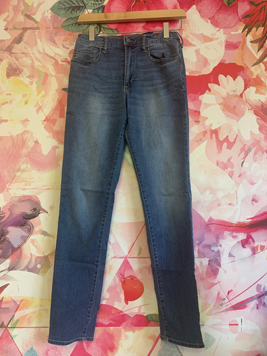 Gap blue jeans with adjustable waist. Size 16.