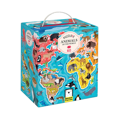 Banana Panda - Puzzlove Animals of the World 60-piece puzzle for age 4+