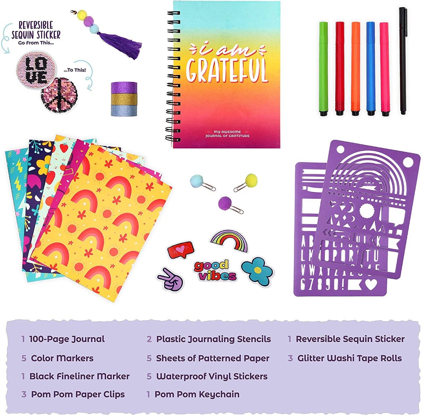 Doodle Hog - DIY Gratitude Affirmation Journal Set