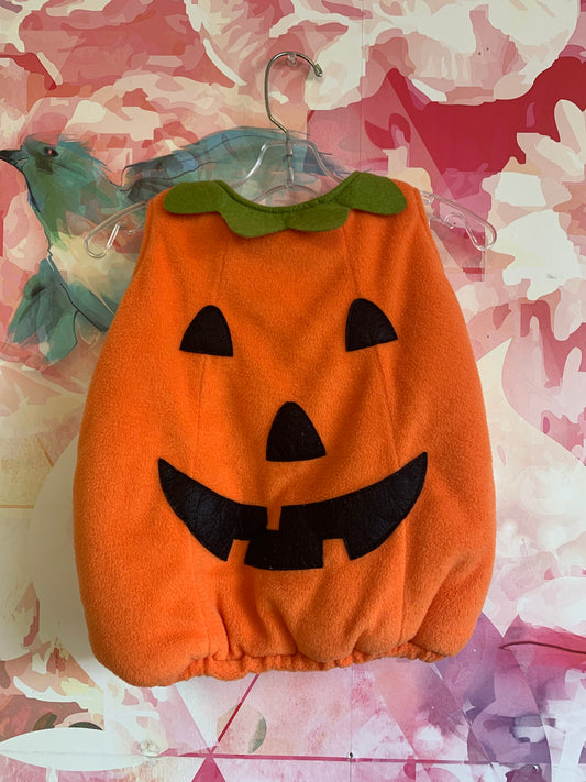 Pottery Barn Kids orange pumpkin costume. Size 12-24 m