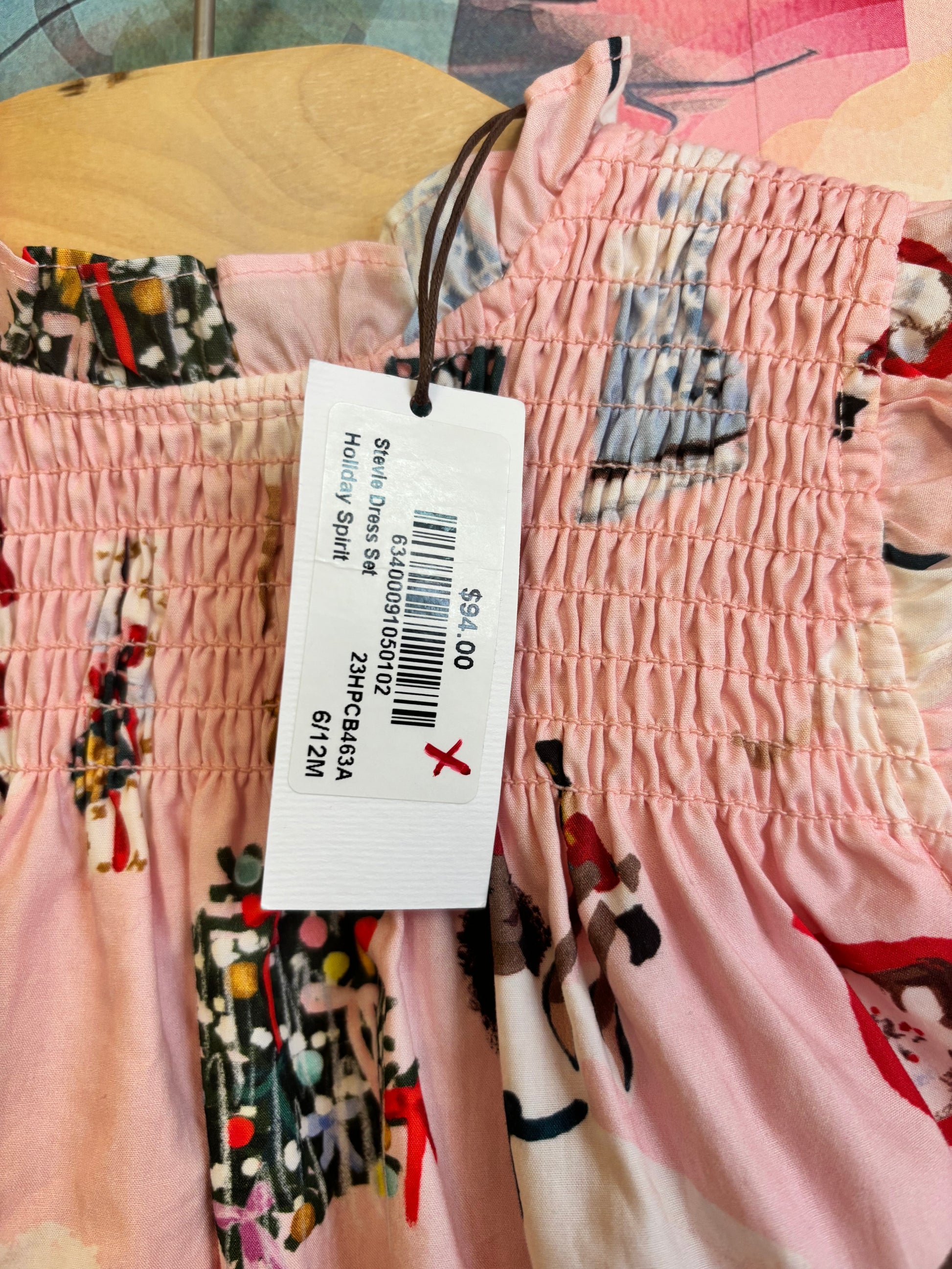 Pink Chicken baby girls Stevie Dress set - Holiday Spirit. NEW WITH TAGS. Lightweight cotton gauze and partially lined. 100% cotton yarn dye. Size ... Pink Chicken baby girls Stevie Dress set - Holiday Spirit. NEW WITH TAGS. Lightweight cotton gauze and partially lined. 100% cotton yarn dye. Size ...