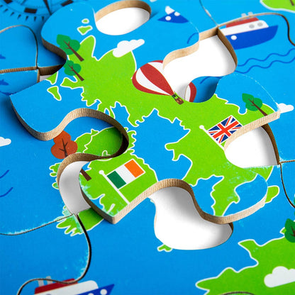 Bigjigs Toys - European Landmarks Floor Puzzle