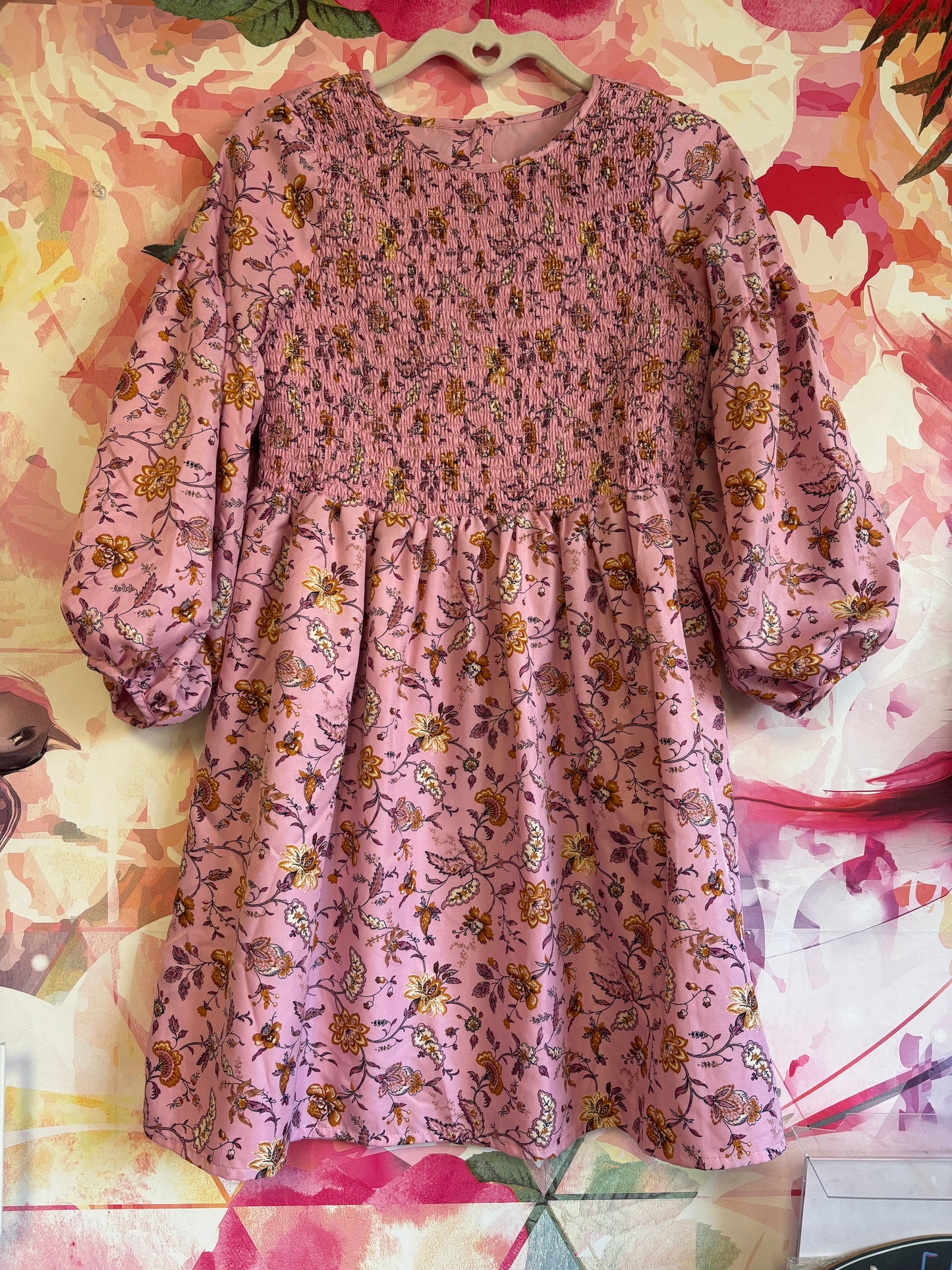 janie and jack pink dress Girl Bunny The Bunny Garden by 100% polyester Janie and Jack Smock Dress