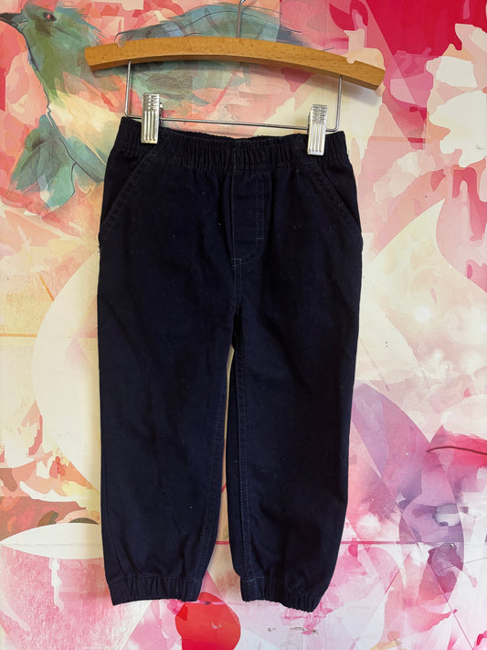 Nautica navy blue cotton joggers. Size 2T.