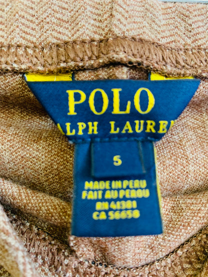 Polo Ralph Lauren brown riding leggings. Size 5