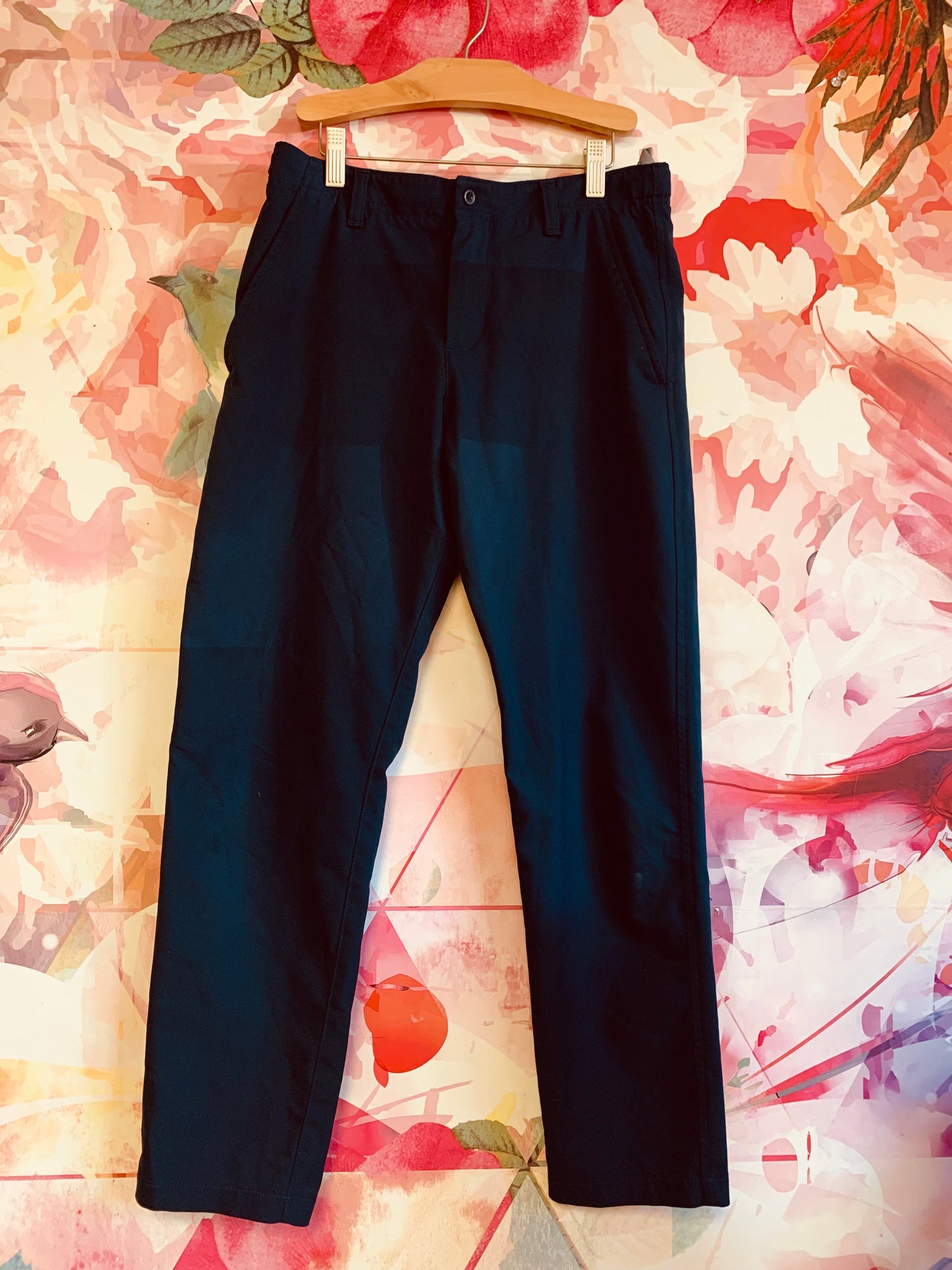 Under Armour navy blue Matchplay pants. Size 14/16. YLG.