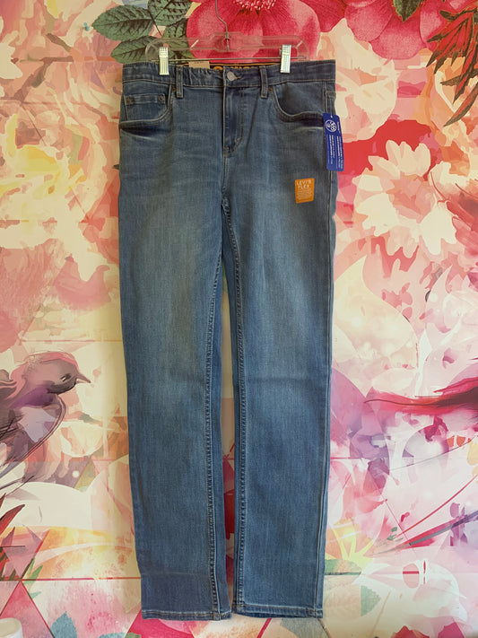 Levi’s blue jeans. New With Tags. Size 18 regular. Flex stretch. 365 performance.