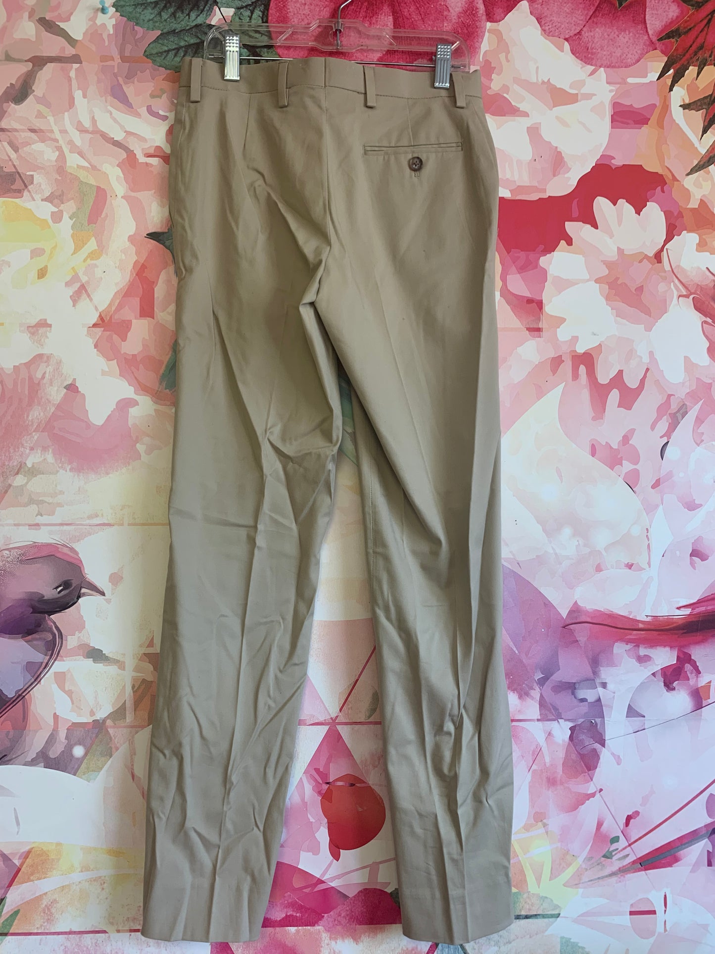 Joseph Abboud light khaki pants. Slim fit. Size 16.