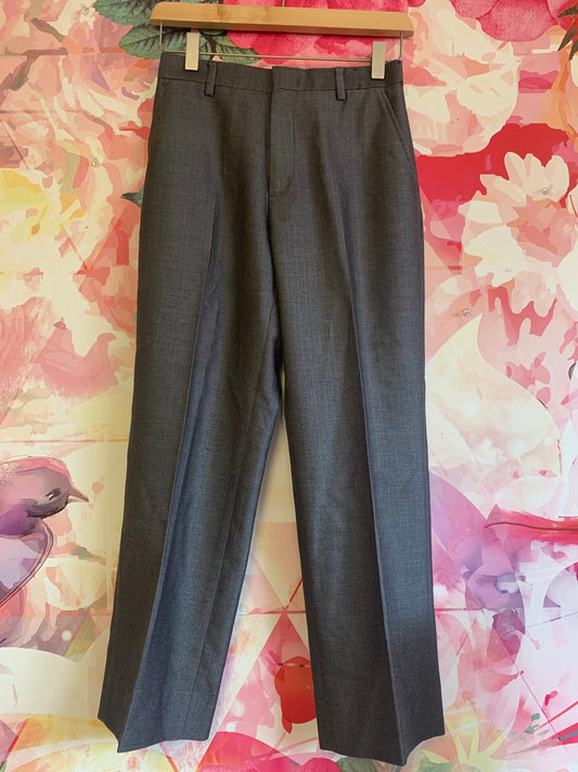 Ike Behar grey pleated dress slacks. Size 12.