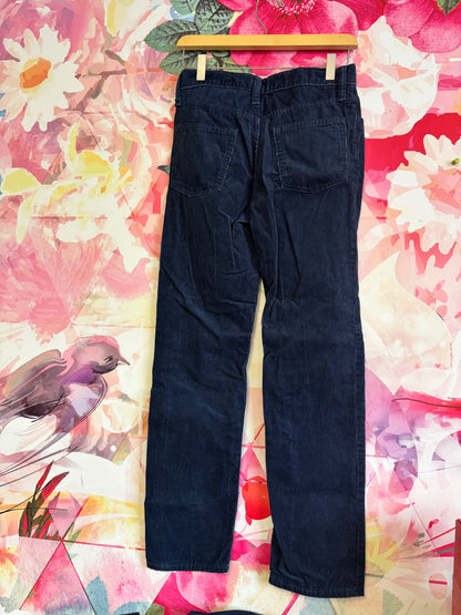 Gap navy blue corduroy pants. 90’s Original Straight style. Size 14