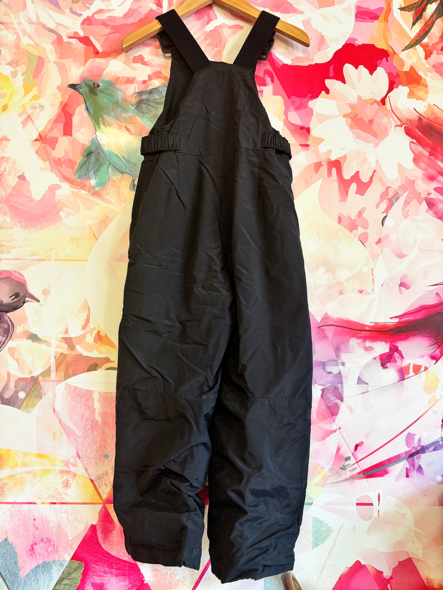 Columbia Black Snow Bib. Size 6T.