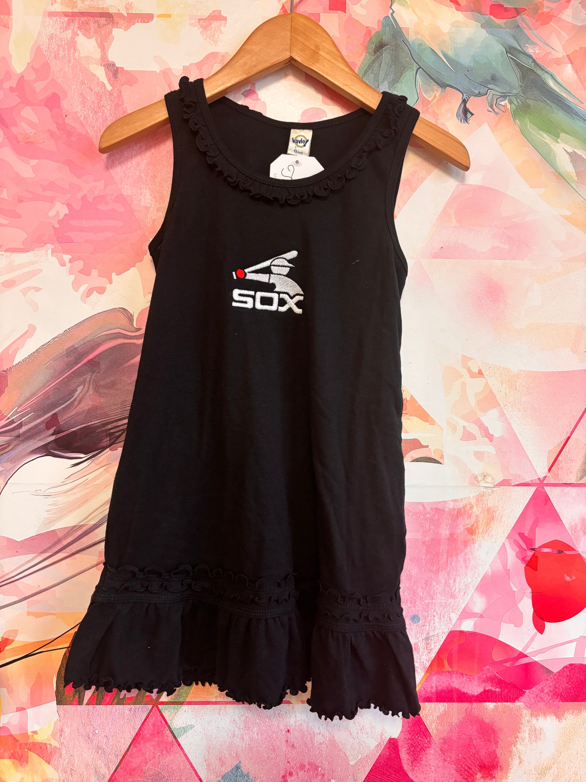 Chicago White Sox Black Sleeveless Dress. New With Tags. Size 4T Chicago White Sox Black Sleeveless Dress. New With Tags. Size 4T