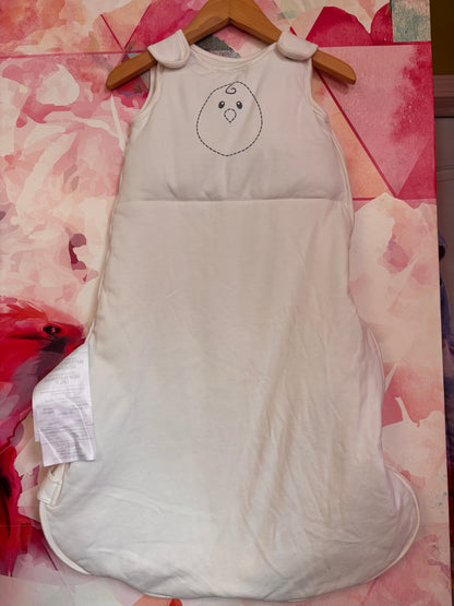 Nested Bean white sleep sack. Zen Sack Winter. Size Large. 15-24m