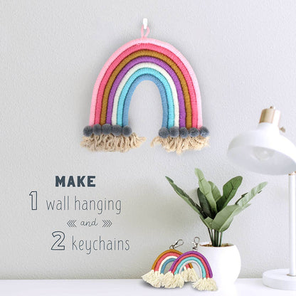 Doodle Hog - DIY Rainbow Yarn Bedroom Decor (Nursery Decor)