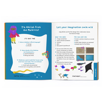 Worldwide Buddies - Around the World Activity Book | Summer Activities for Kids