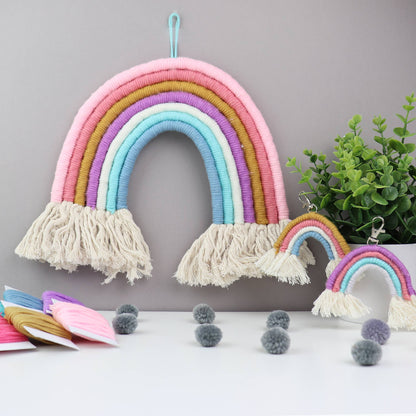 Doodle Hog - DIY Rainbow Yarn Bedroom Decor (Nursery Decor)
