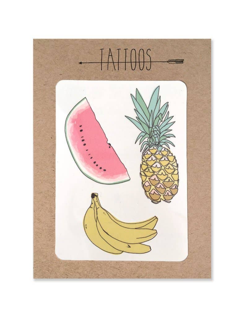Tattoo / Fruit Temporary Tattoos Pack
