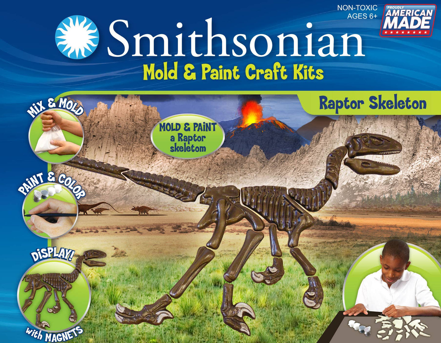 Smithsonian Mold and Paint Kit - Velociraptor