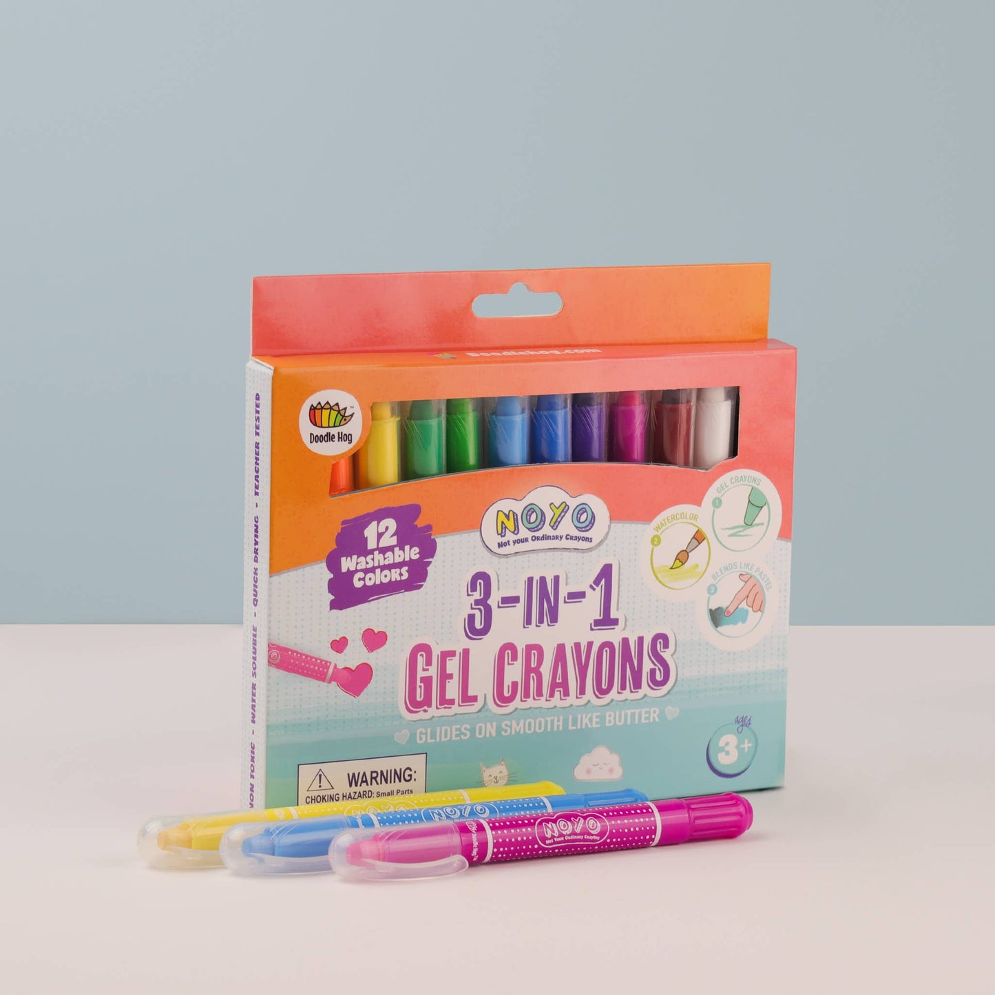 Not Your Ordinary Crayons - 12 Colors Gel Crayons