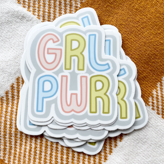 MINI Girl Power Vinyl Sticker