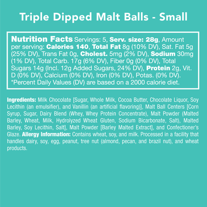 Triple-Dipped Malt Balls